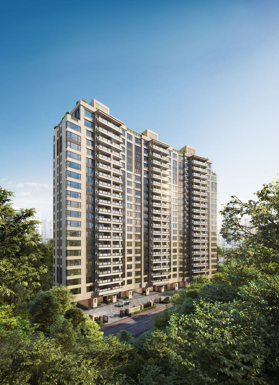 ST. GEORGE’S MANSIONS KADOORIE AVENUE ELEVATION